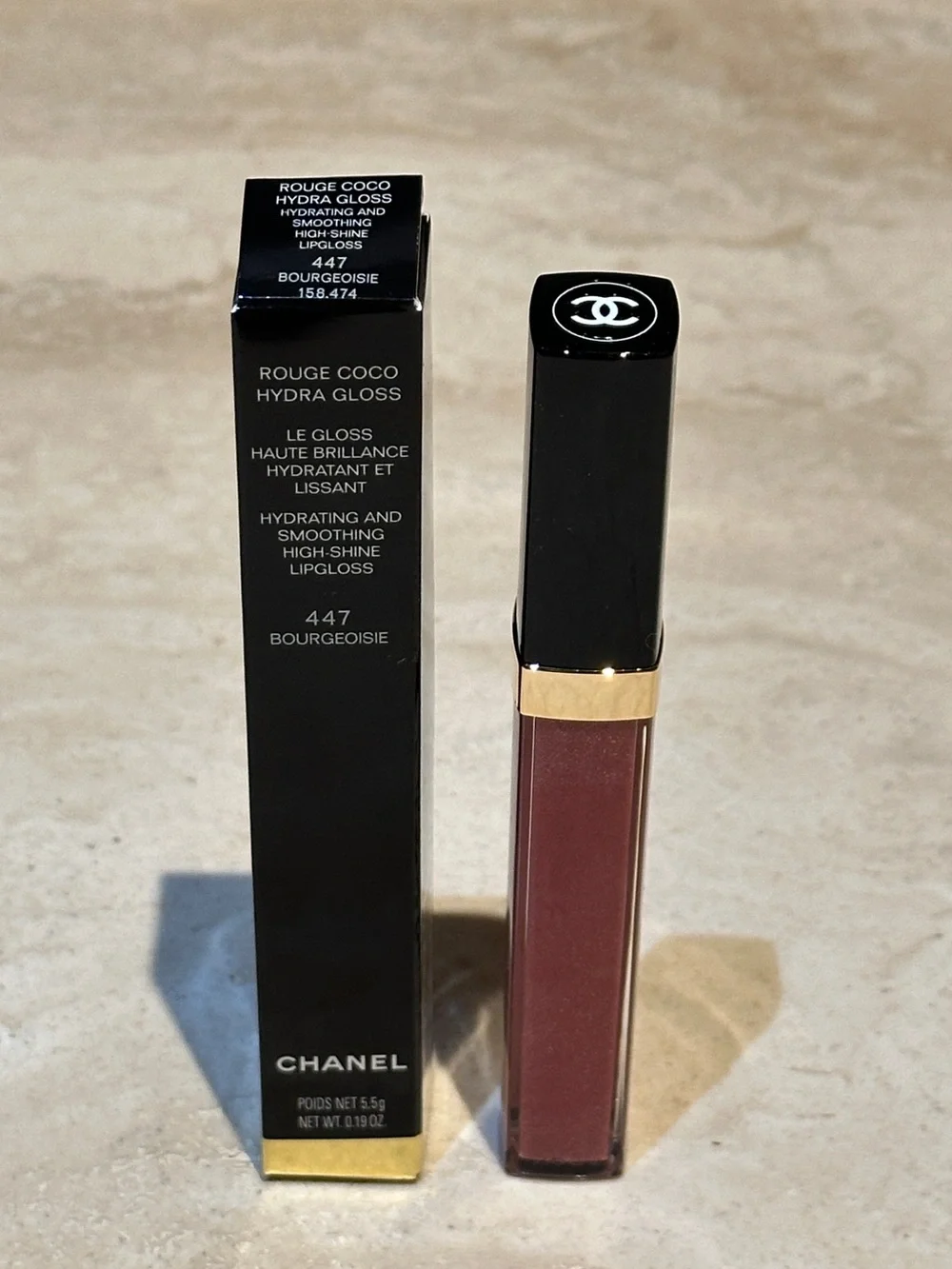 CHANEL Rouge Coco Hydra Gloss Lipgloss - 447 BOURGEOISIE